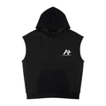 Unisex Panel Mesh Sleeveless Hoodie